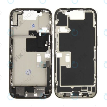 Apple iPhone 16 Pro - Middle Frame + Power + Volume Buttons (Natural Titanium)