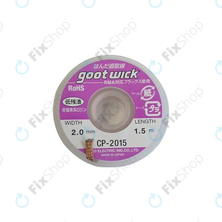 Goot 2015 - Powerful Soldering Wick (2mm)