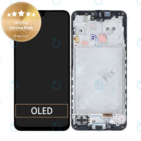 Samsung Galaxy A16 5G - LCD Display + Touch Screen + Frame (Blue Black) - GH82-36143A Genuine Service Pack