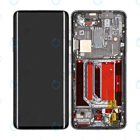 OnePlus 7 Pro - LCD Display + Touch Screen + Frame (Mirror Gray) - 2011100059
