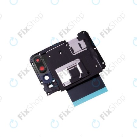 Huawei P Smart Z - Mainboard Cover + Rear Camera Lens (Midnight Black) - 02352RRQ Genuine Service Pack