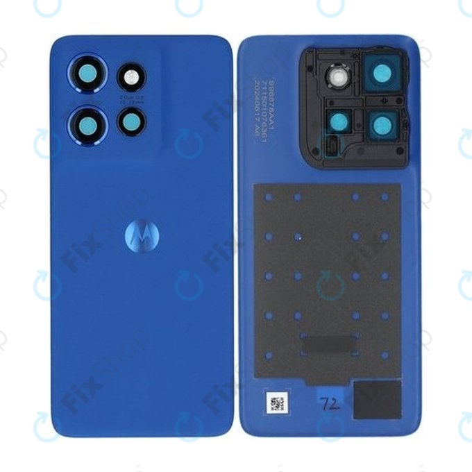 Motorola Edge 50 Neo - Battery Cover (Nautical Blue) - 5S58C28384 Genuine Service Pack