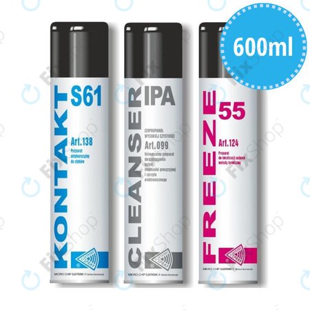 Micro Chip Elektronic - Spray Set - 3x600ml