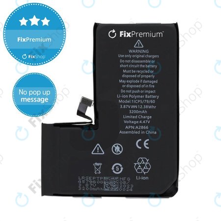 Battery for iPhone 14 Pro, 3200mAh, DIAGNOSTIC | FixShop