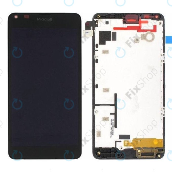 Microsoft Lumia 640 - LCD Display + Touch Screen + Frame (Black) - 00813P8