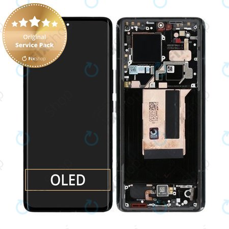 Xiaomi 13 Ultra - LCD Display + Touch Screen + Frame (Black) - 56000600M100 Genuine Service Pack