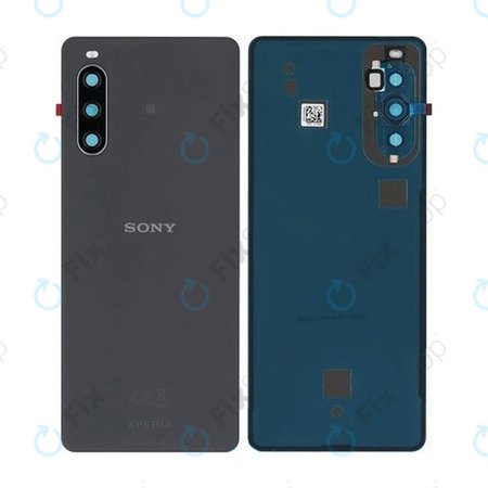 Sony Xperia 10 IV XQCC54 - Battery Cover (Black) - A5047156A Genuine Service Pack