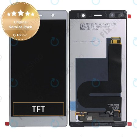 Sony Xperia XZ2 Premium - LCD Display + Touch Screen (Chrome Silver) - 1310-6654 Genuine Service Pack