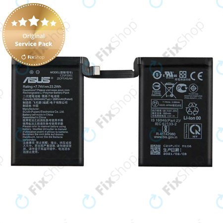 Asus ROG Phone 5 ZS673KS - Battery C21P2001 6000mAh - 0B200-03920400 Genuine Service Pack