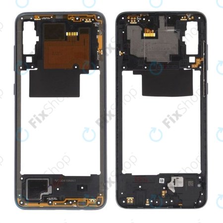 Samsung Galaxy A70 A705F - Middle Frame (Black) - GH97-23258A, GH97-23445A Genuine Service Pack