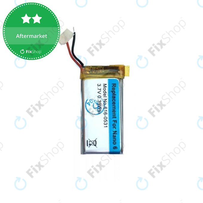 Battery for iPod Nano (6th Gen), 105mAh