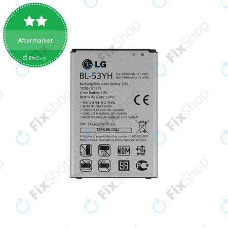 LG G3 D855 - Battery BL-53YH 3000mAh