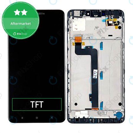 Xiaomi Mi Max 2 - LCD Display + Touch Screen + Frame (Black) TFT