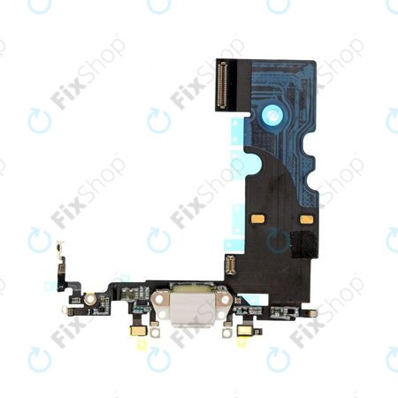 Apple iPhone 8 - Charging Connector + Flex Cable (White)