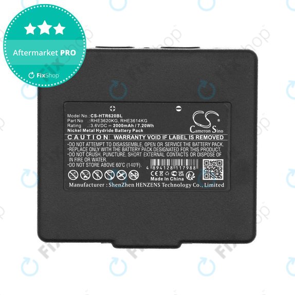 Battery for Hetronic Abitron Mini, 2000mAh, Ni-MH, 3.6V, RHE3620KG, HQ