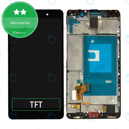 Huawei Honor 7 - LCD Display + Touch Screen + Frame (Black) TFT