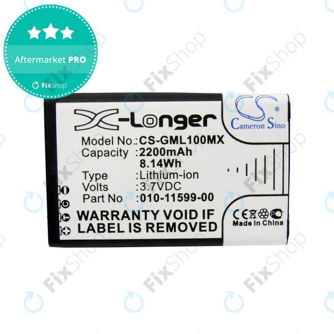 Battery for Garmin E1, E2, Garmin Virb Elite, 2200mAh, Li-Ion, 3.7V, 010-11599-00, HQ