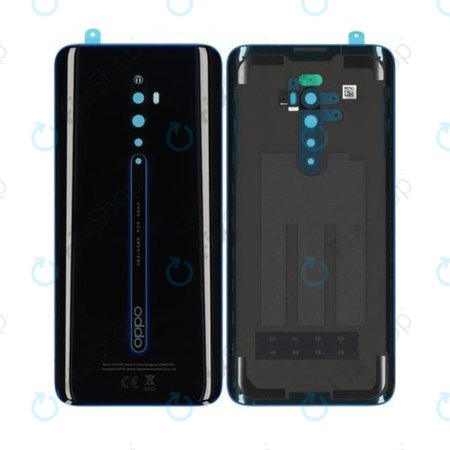 Oppo Reno 2 Z - Battery Cover (Black) - O-4721388 Genuine Service Pack