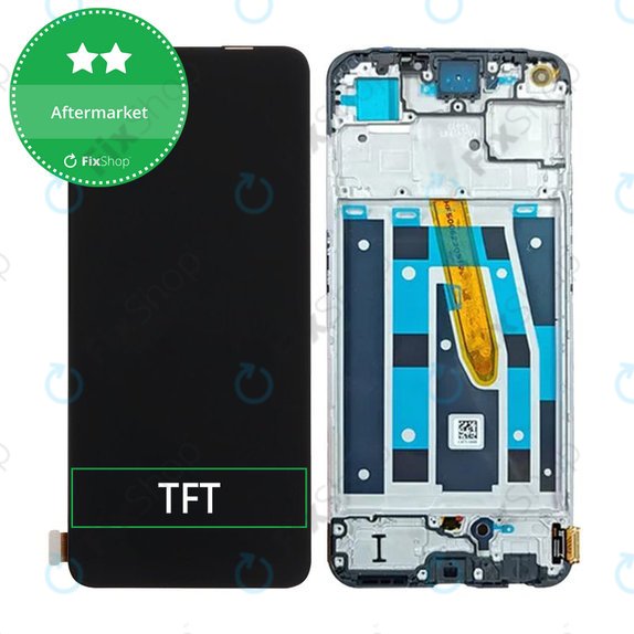 Oppo Reno 8 T - LCD Display + Touch Screen + Frame (Black Starlight) TFT