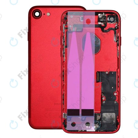 Apple iPhone 7 - Rear Housing with Small Parts (Red)