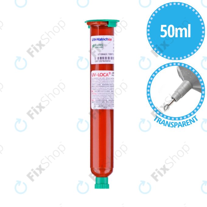 UV-Loca TP-2500F - Professional Strong Adhesive Glue - 50ml