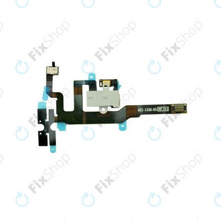 Apple iPhone 4S - Volume Button Flex Cable (White)