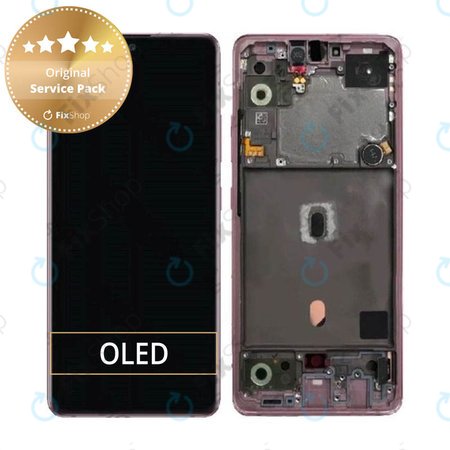 Samsung Galaxy A51 5G A516B - LCD Display + Touch Screen + Frame (Prism Cube Pink) - GH82-23100C, GH82-23124C Genuine Service Pack