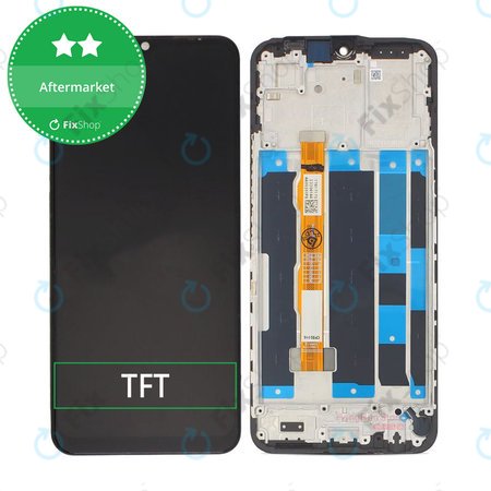 Vivo Y35 5G V2230A - LCD Display + Touch Screen + Frame (Black) TFT