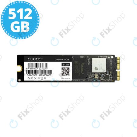 Oscoo ON900A PCIe - SSD 512GB - MacBook Air, Pro (Late 2013 - 2017)
