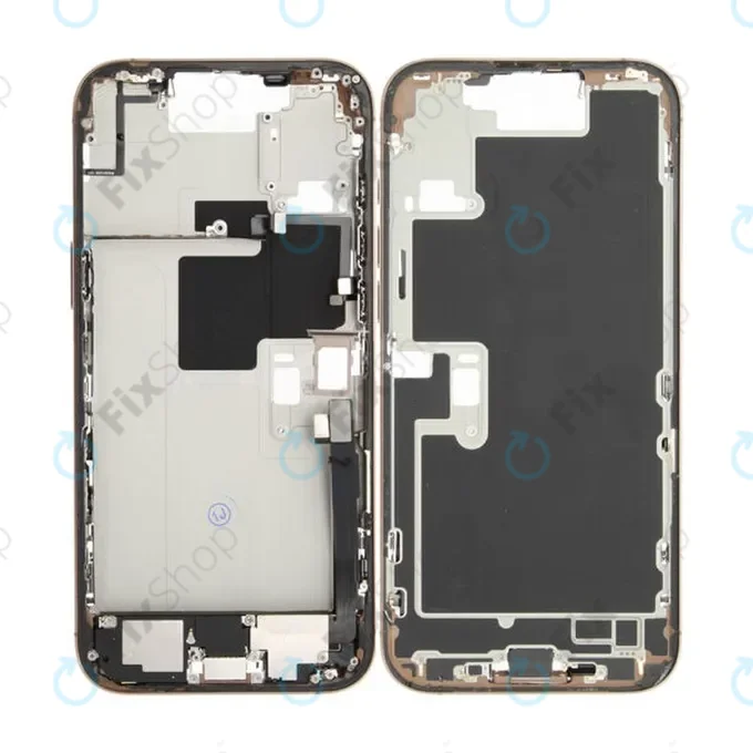 Apple iPhone 16 Pro Max - Middle Frame + Power + Volume Buttons (Desert Titanium)