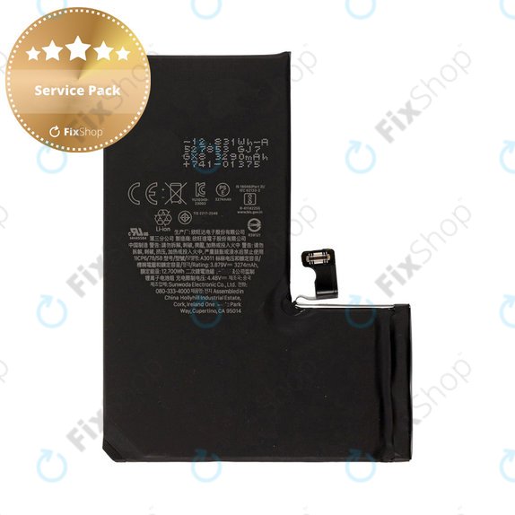 Battery for iPhone 15 Pro, 3274mAh, A3011, Service Pack