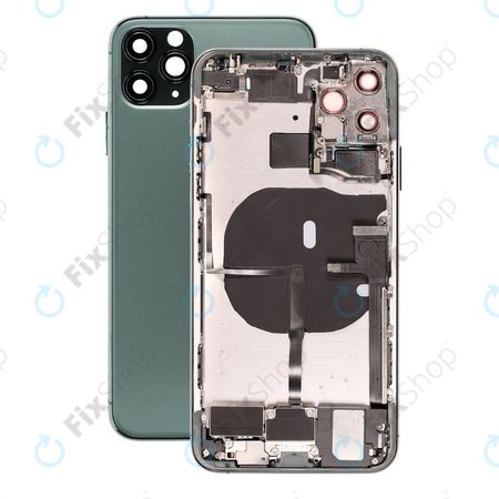 Apple iPhone 11 Pro Max - Rear Housing with Small Parts (Green)