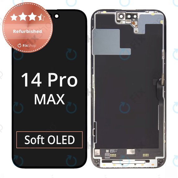 Display for iPhone 14 Pro Max, Touch Screen with Frame, Refurbished