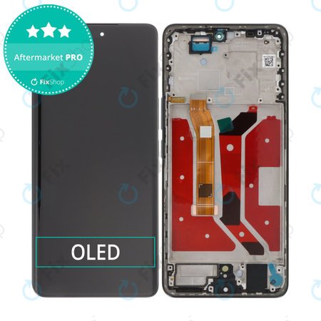 Honor Magic7 Lite - LCD Display + Touch Screen + Frame (Black) OLED