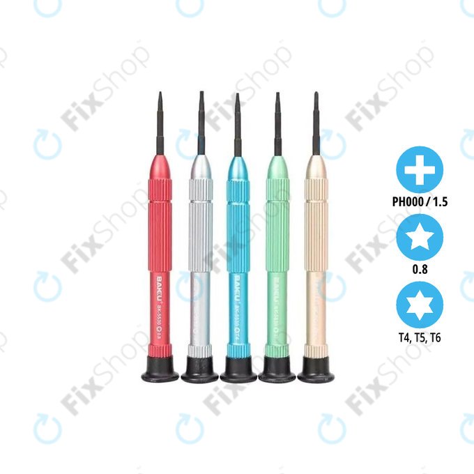 Baku BK-5530 - Screwdriver Set for Laptops (5pcs)