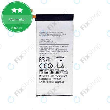 Samsung Galaxy A3 A300F Battery EB-BA300ABE 1900mAh