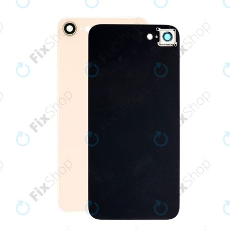 Apple iPhone 8 - Rear Housing Glass + Camera Lens (Gold)