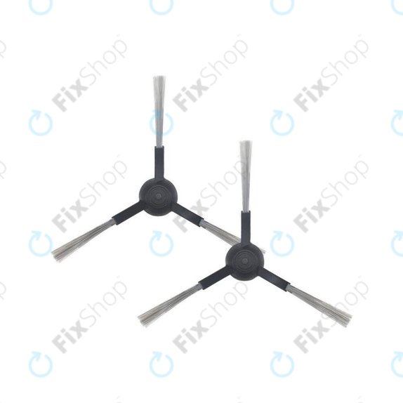 Xiaomi Viomi S9, Lydsto R1, Proscenic M7 Pro, M8 Pro - Side Brush (Black) - 2pcs