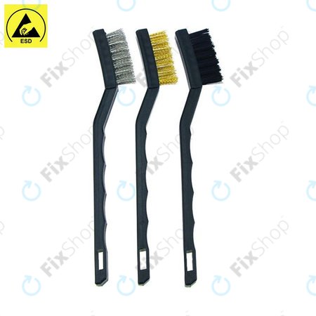 ESD Antistatic Brush Cleaning Kit for Connectors (3pcs)
