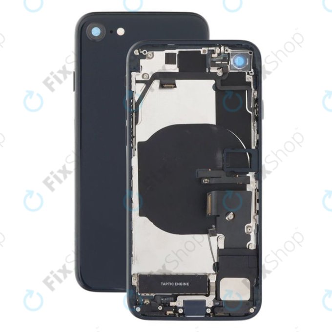 Apple iPhone SE (3rd Gen 2022) - Rear Housing (Midnight