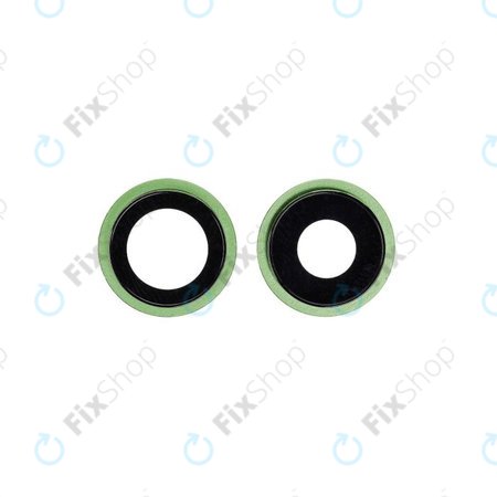 Apple iPhone 12, 12 Mini - Rear Camera Lens with Frame (Green) - 2pcs