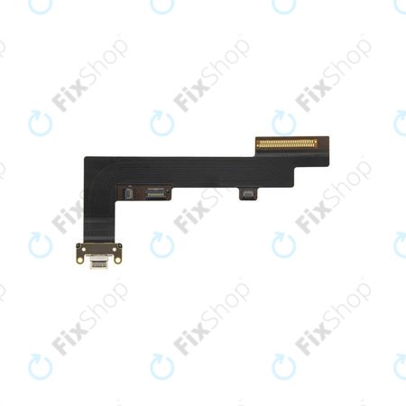 Apple iPad Air (5th Gen 2022) - Charging Connector + Flex Cable - 4G Version (Black)