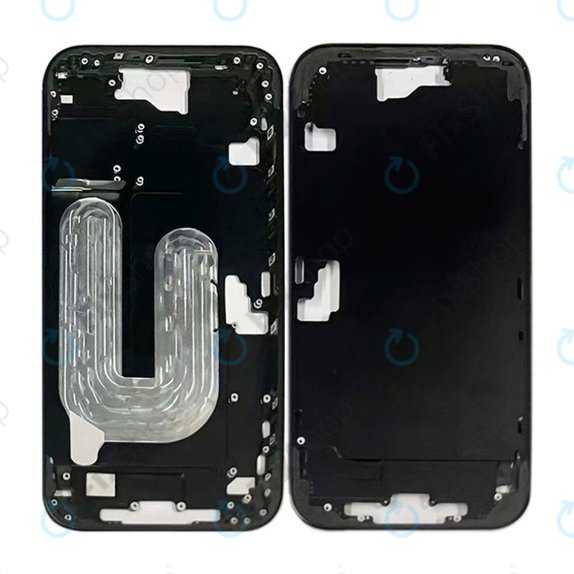 Apple iPhone 16 Plus - Middle Frame + Power + Volume Buttons (Black)