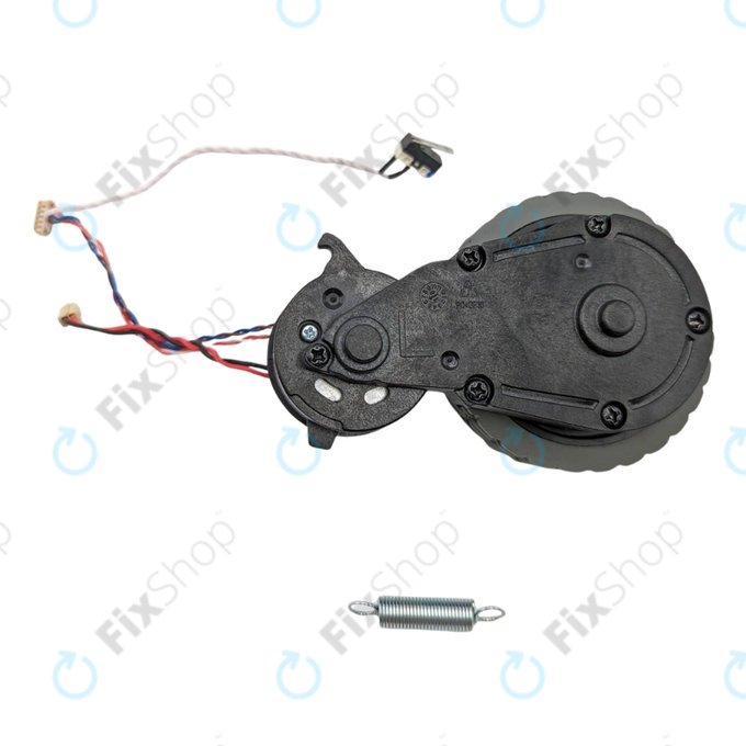 Wheel with Motor, Left, Black for iRobot Roomba Combo 111, Roomba Combo 113