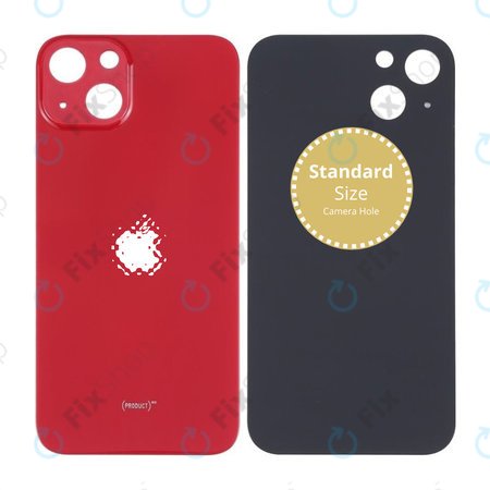 Apple iPhone 13 - Rear Housing Glass (Red)