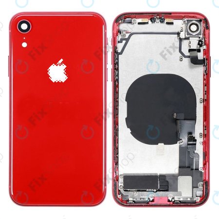 Apple iPhone XR - Rear Housing with Small Parts (Red)