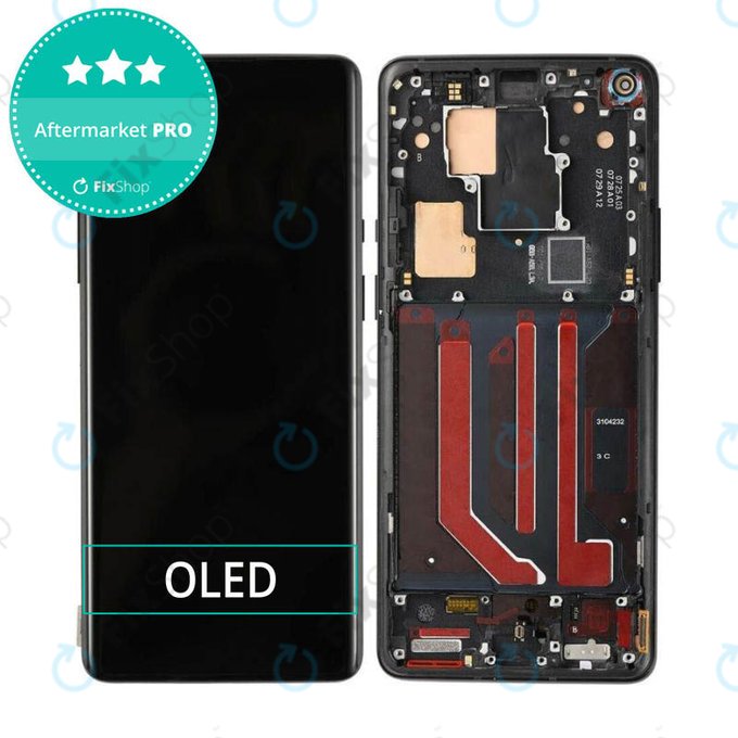 OnePlus 8 Pro - LCD Display + Touch Screen + Frame (Onyx Black) OLED