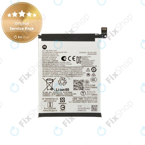 Battery for Motorola Moto G86 5G, RA52, Li-Ion, SB18E51770, Genuine Service Pack